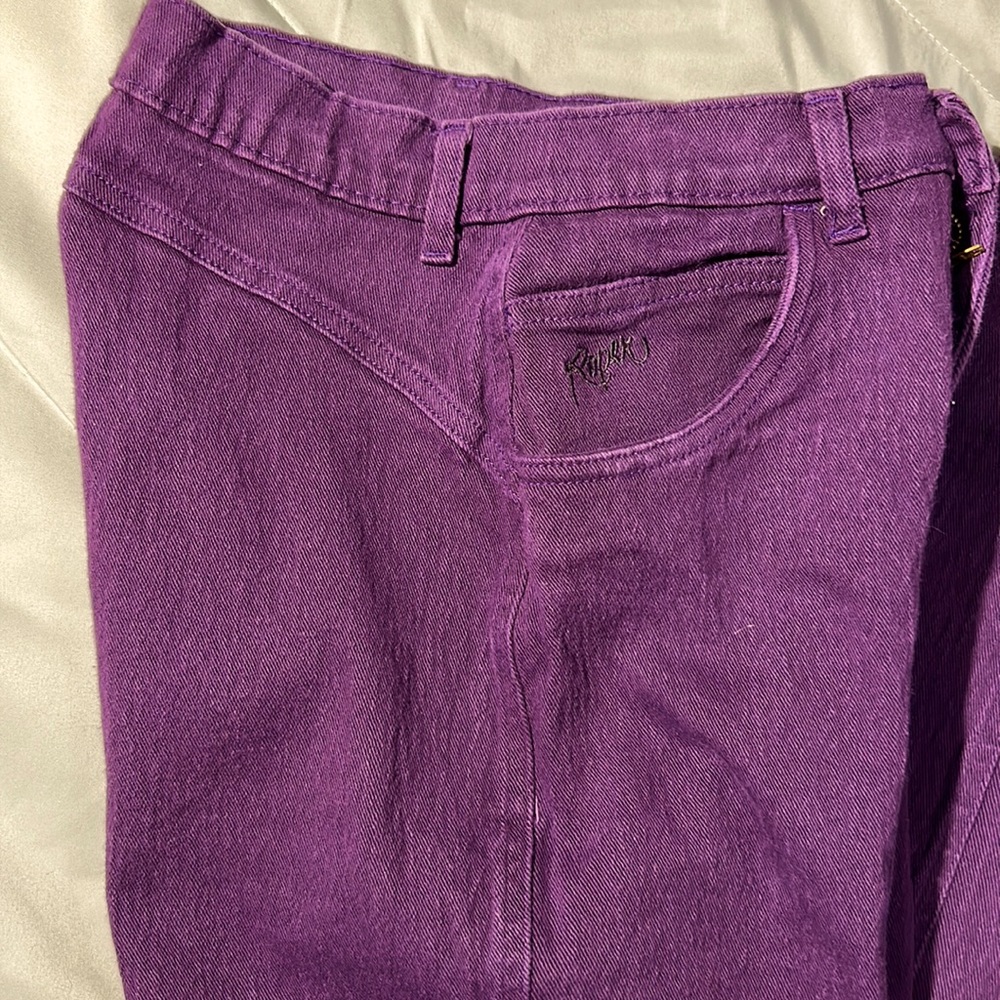Vintage Roper Jeans Purple VTG sz 7 Modern sz 0/1 Western High Rise EUC Rodeo